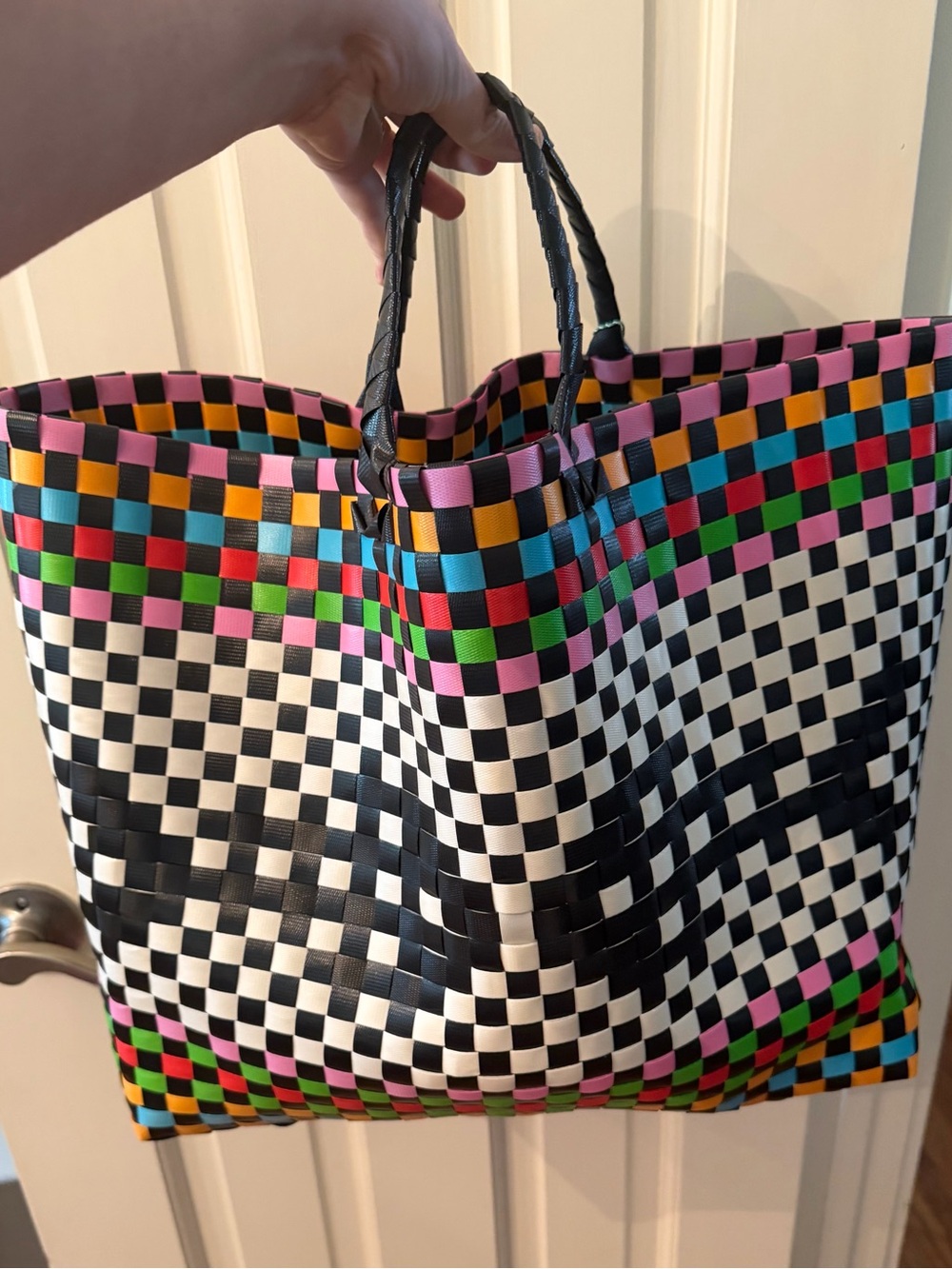 FARM Rio Multi Woven Fish Tote NWT - Picture 4 of 9